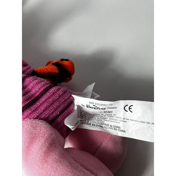 Disney 8" Tigger dressed as Piglet Mini Bean Bag Winnie the Pooh Pink Tiger - Picture 5 of 7